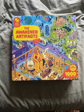 Awakened Artifacts Puzzle — Bright Yellow & Orange Box Insert